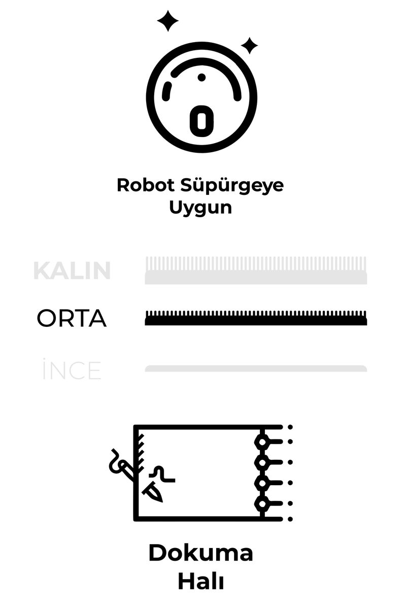 Konfor Modern Dokuma Notta 1100 Yolluk Halı