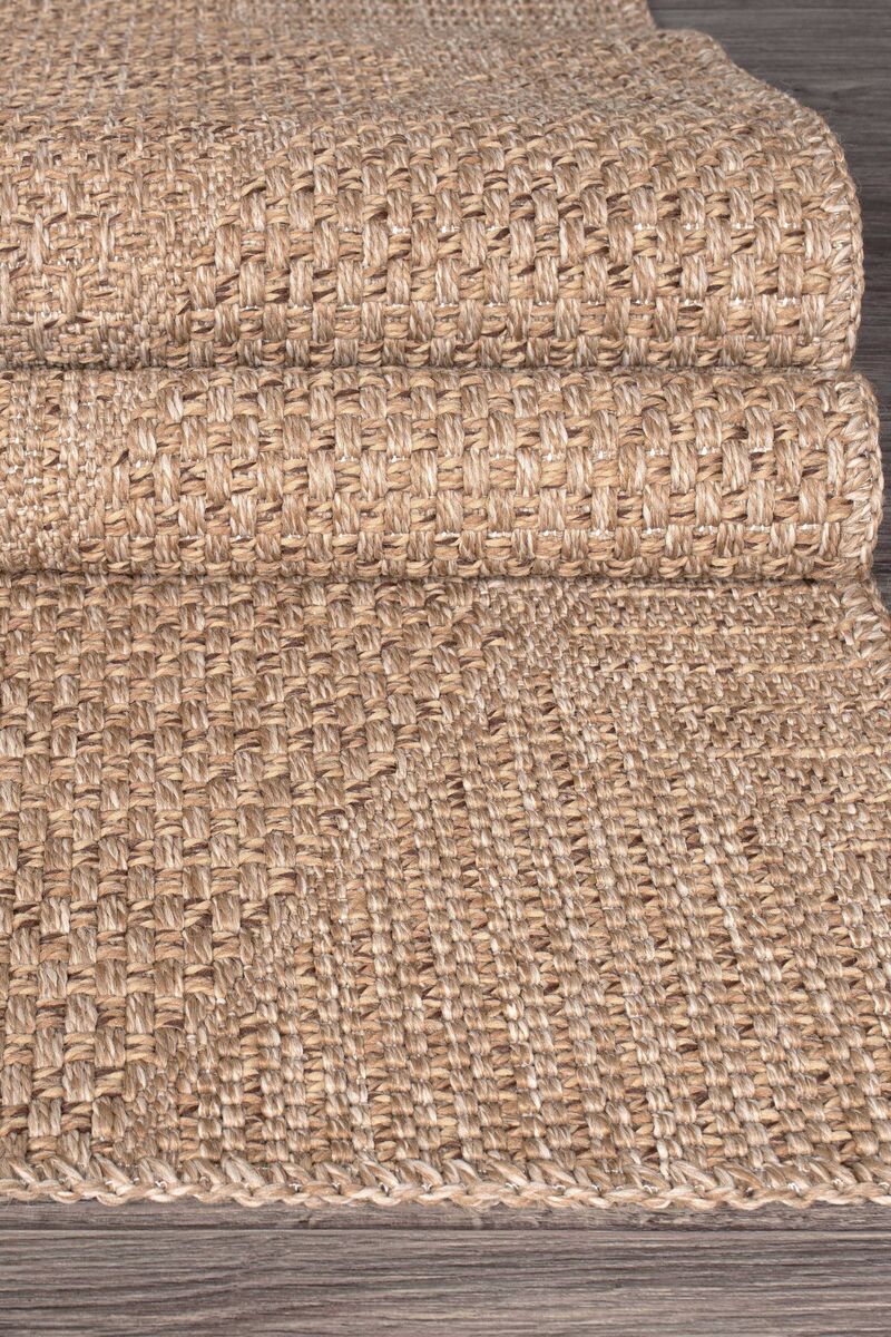 Modern Jüt Yolluk Halı Rusticana 3102 Naturel Örme Kilim